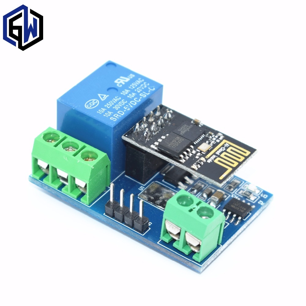 ESP8266 5V WIFI繼電器模塊事物智能家居遙控開關打開電話應用