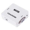 合金HDMI到AV/RCA CVBS適配器1080p視頻轉換器VGA2HDM適配器轉換器盒hdmi to av