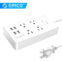 ORICO電子帶插座美國插頭電源2 AC 4 AC出口電湧保護器4 USB充電器1。