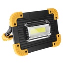20W 400lm LED聚光燈便攜式可充電室外露營緊急草坪工作釣魚照明l
