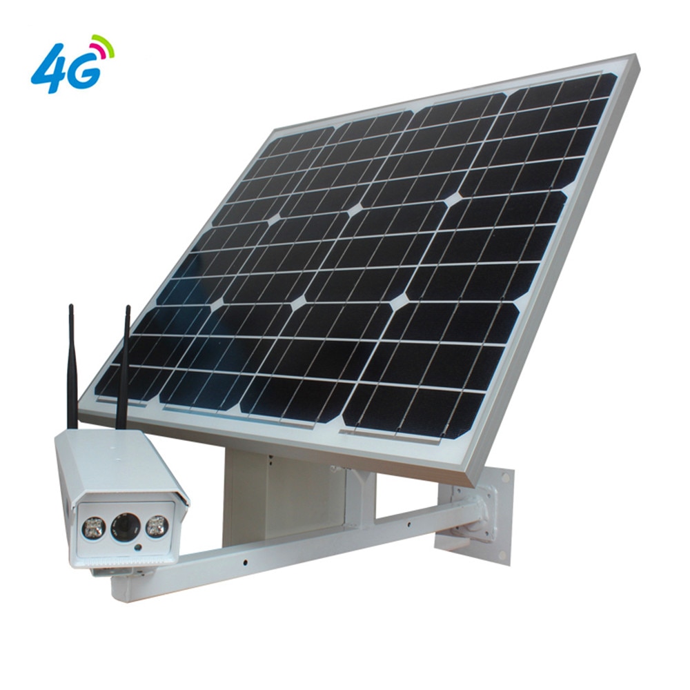1080P 3G 4G SIM卡太陽能電池30W無線IP攝像頭GSM戶外子彈CCTV安全wif
