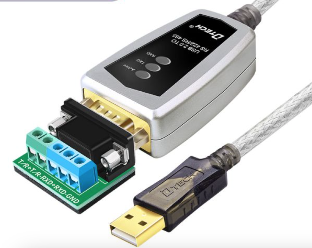 帝特USB轉RS485/422串口工業級轉換器FT232芯九針串口通訊線