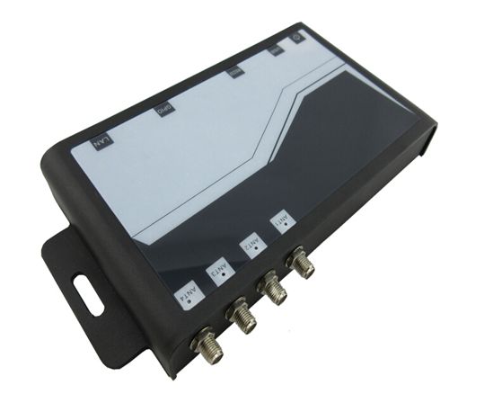 RFID UHF EPC 4 CH讀取器站外部天線TCP/IP R2000