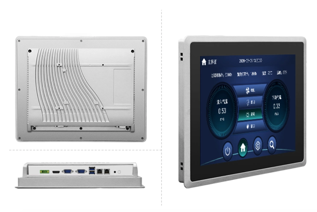 100x100mm Vesa Mount Android / linux / x86 / ubuntu電容觸摸屏無風扇12英寸工業面板PC IP65