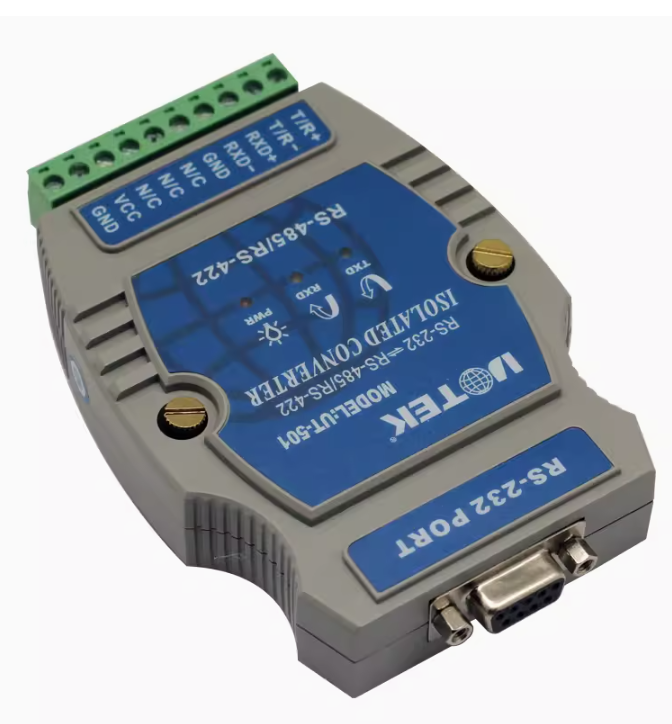 宇泰UT-501導軌式工業級無源光電隔離型RS232轉RS485/422轉換器