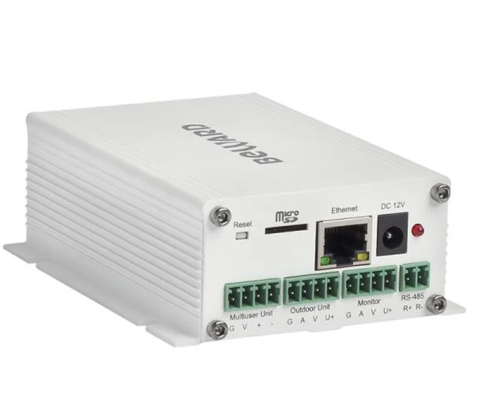 Analog IP轉換器盒支持SIP和ONVIF，將4條線模擬視頻手機轉換為IP，並使用iOS和Android的免費移動應用程序
